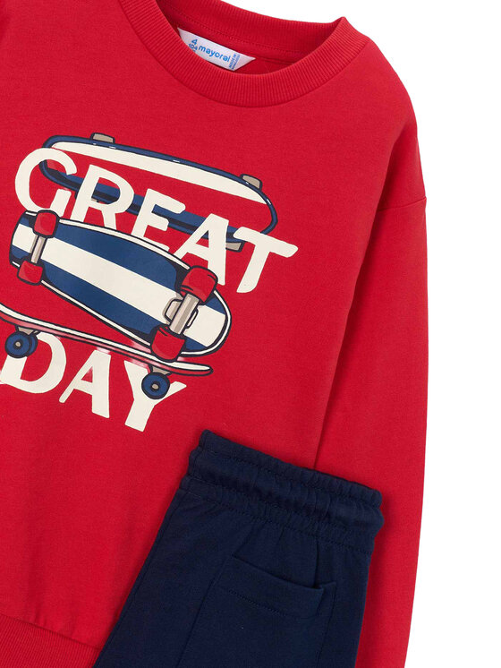 Mayoral Mayoral Treniņtērps 3882 Sarkans Regular Fit