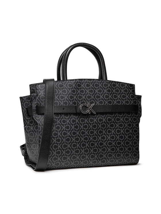 Borsetta Re-Lock Tote W/Belt Mono K60K608874 Nero