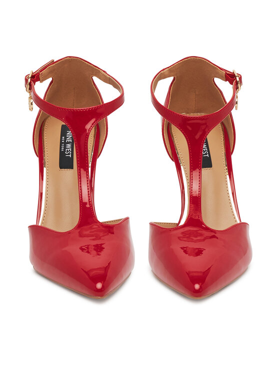 Nine West Nine West Pantofi cu toc subțire WS21582-01 Roșu