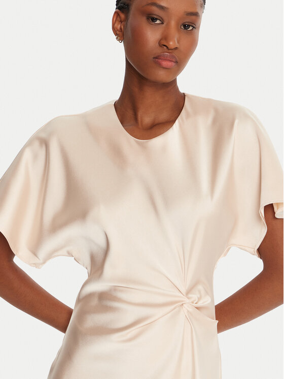 Rinascimento Rinascimento Coctailkleid CFC0125718003 Beige Regular Fit