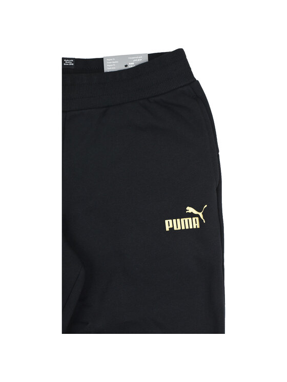 Puma Puma Spodnie dresowe Puma Essential Sweatpants FL G Czarny Regular Fit