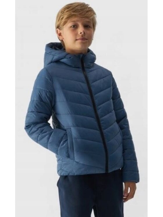 4F 4F Giubbotto piumino 4FJWAW24TDJAM460-32S Blu scuro Regular Fit