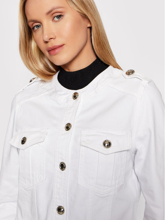 Giacca di jeans W2RN20 D4IF0 Bianco Regular Fit