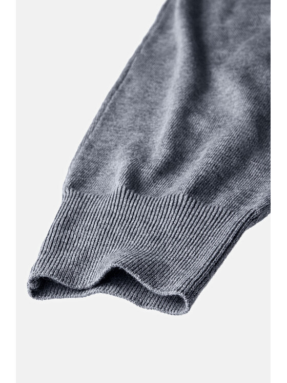 Lancerto Lancerto Sweter Robin Szary Regular Fit