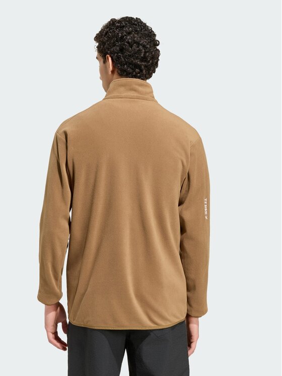 adidas adidas Fliso džemperis Terrex Multi Essentials Full Zip Fleece Jacket KY9788 Ruda Regular Fit