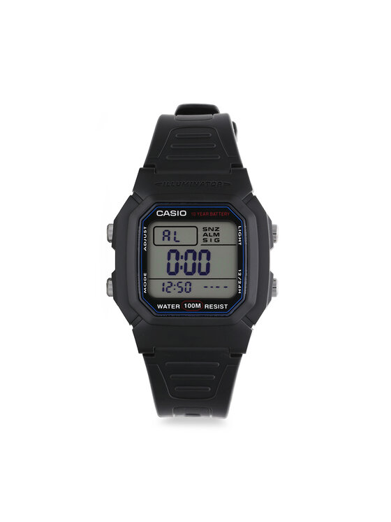Casio Casio Hodinky W-800H-1AVEF Čierna