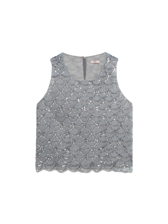 Oltre Oltre Blusa 2470J000701N003 Grigio Regular Fit