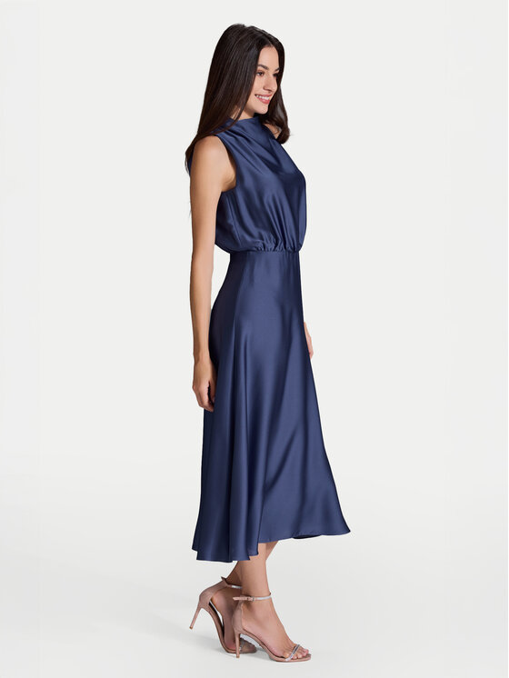 Swing Swing Koktel haljina 5AI13700 Plava Regular Fit