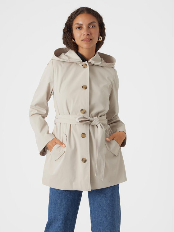 Vero Moda Geacă Chelsea 10300845 Bej Regular Fit
