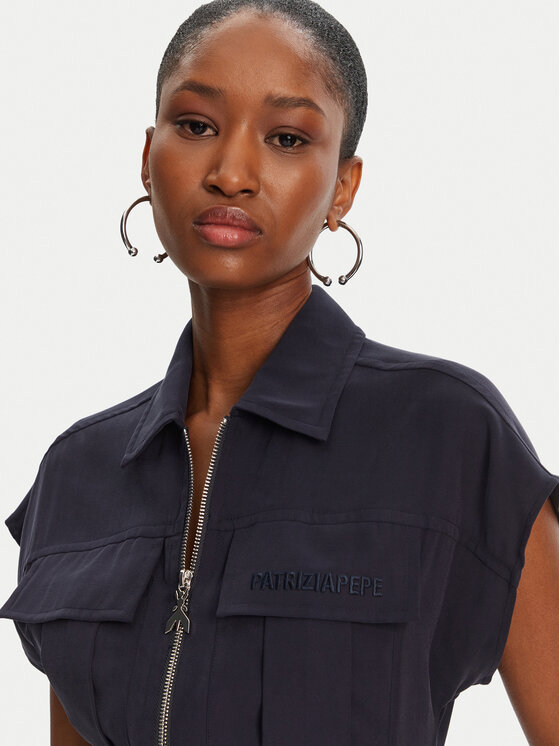 Patrizia Pepe Patrizia Pepe Ολόσωμη φόρμα 2T0072 A573 C789 Σκούρο μπλε Regular Fit