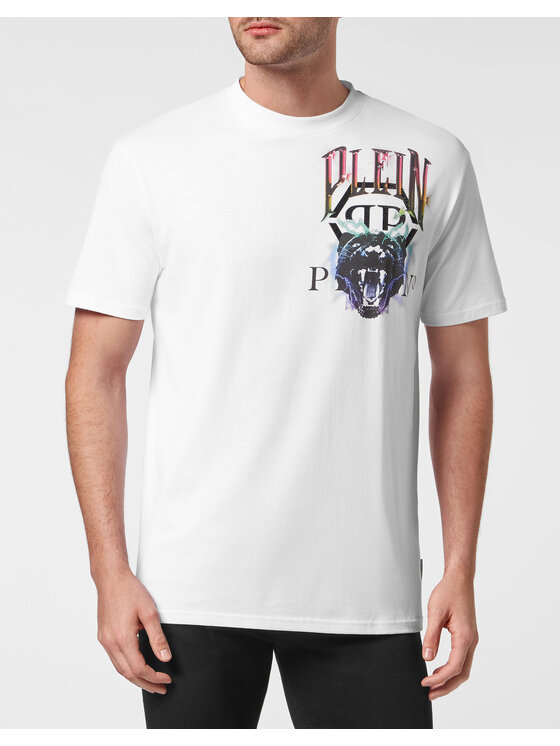 PHILIPP PLEIN PHILIPP PLEIN T-shirt 1135 Bianco Regular Fit