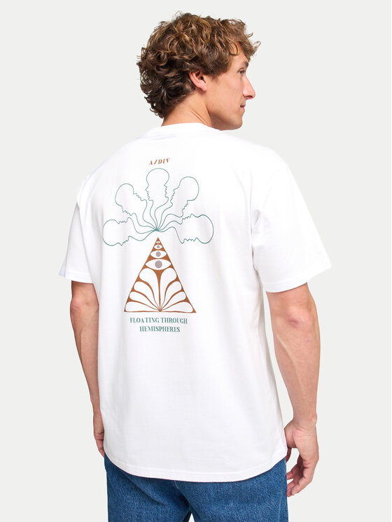 Billabong Billabong Marškinėliai Floating EBYZT00387 Balta Regular Fit