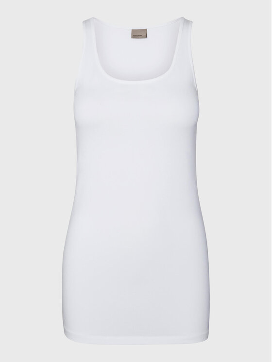 Vero Moda Vero Moda Top Maxi 10185110 Valge Regular Fit
