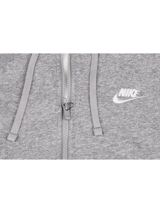 Nike Nike Bluza Sportswear Club Fleece Szary Regular Fit