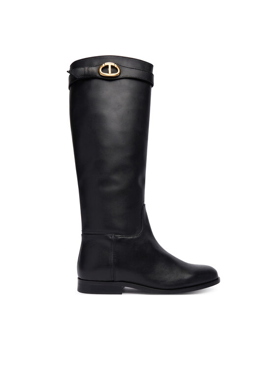 TWINSET TWINSET Botine 252TCP19C Negru
