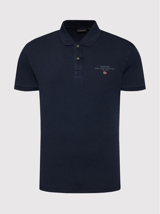 Napapijri Napapijri Polo Elbas NP0A4GB4 Granatowy Regular Fit
