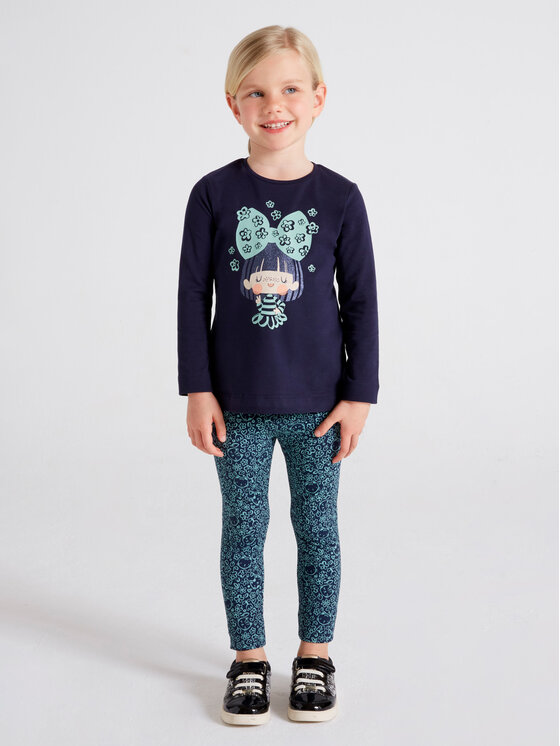 Leggings 4764 Blu scuro Slim Fit