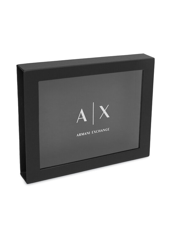 Armani Exchange Armani Exchange Kartenetui und Schlüsselanhänger Set XM002217 AF22541 UC001 Schwarz