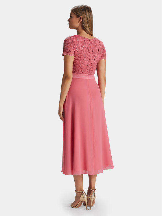 Swing Swing Coctailkleid 5AG11100 Rosa Regular Fit