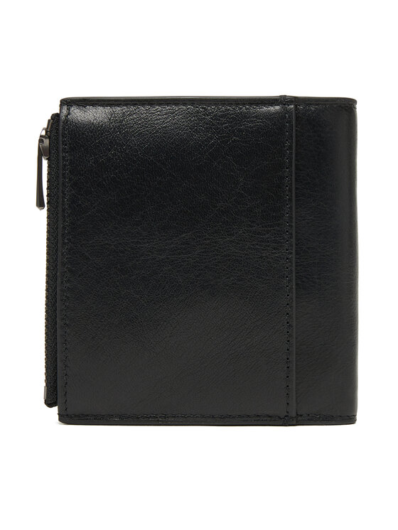 Calvin Klein Calvin Klein Didelė Vyriška Piniginė Sculpted Impression Compact Zip LV04G1074G Juoda