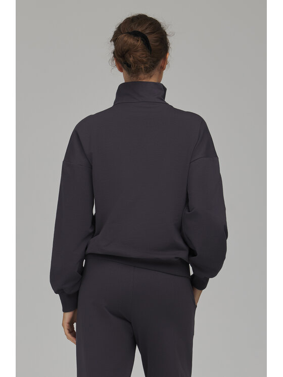 NIFE NIFE Mikina BL15 Tmavosivá Relaxed Fit