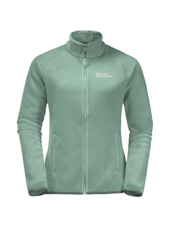 Jack Wolfskin Jack Wolfskin Felpa di pile Moonrise FZ W Verde Regular Fit