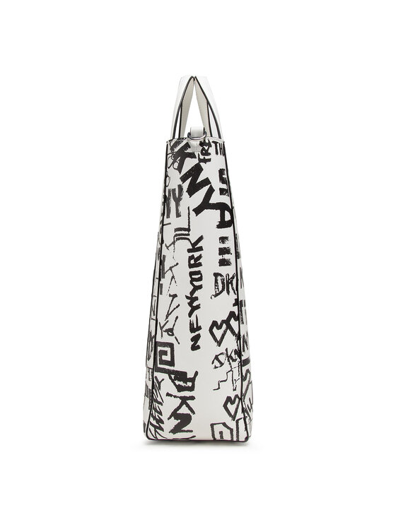 DKNY DKNY Ročna torba Tilly N/S Tote R11AIM29 Bela