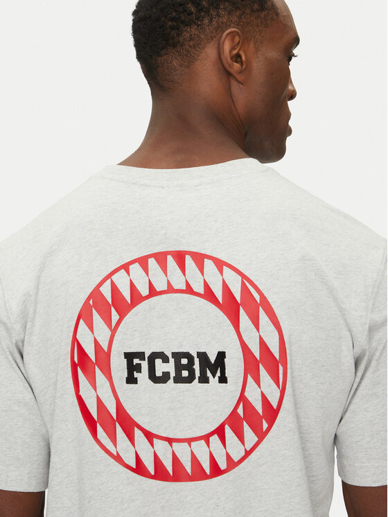 adidas adidas Marškinėliai FC Bayern VRCT JL6112 Pilka Regular Fit