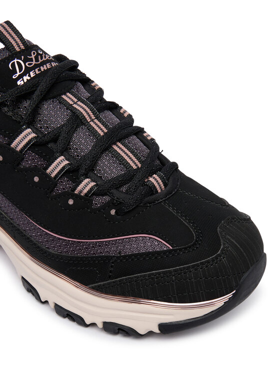 Skechers Skechers Сникърси D'Lites 150873/BKRG Черен