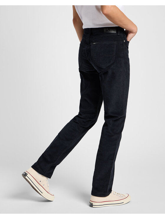 Lee Lee Jeansy MARION STRAIGHT Czarny Regular Fit