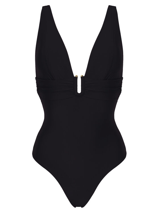 Hunkemöller Hunkemöller Jednodílné plavky Shaping Luna 301360 Černá