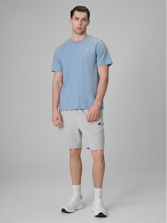 4F 4F T-Shirt COMMERCIAL 3 Niebieski jasny Regular Fit
