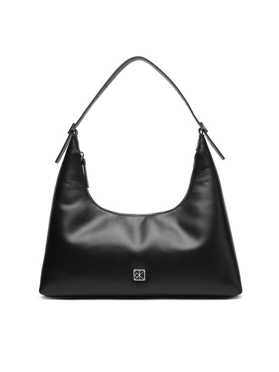 Calvin Klein Calvin Klein Kabelka Emblem Hw Lthr Shoulder Bag LV04F3262G Čierna