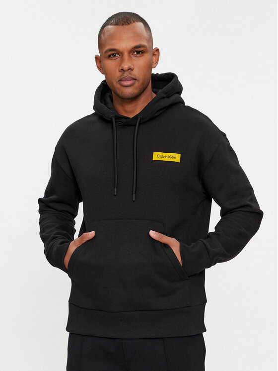 Férfi Pulóver Calvin Klein, Méret: L, Fekete, Sense K10K112237