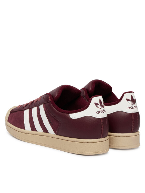 adidas adidas Снікерcи Superstar II KJ9949 Бордовий