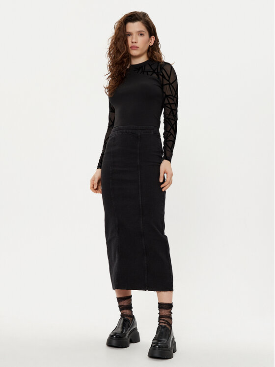 Vero Moda Vero Moda Teksaselik Medusa 10321775 Must Regular Fit