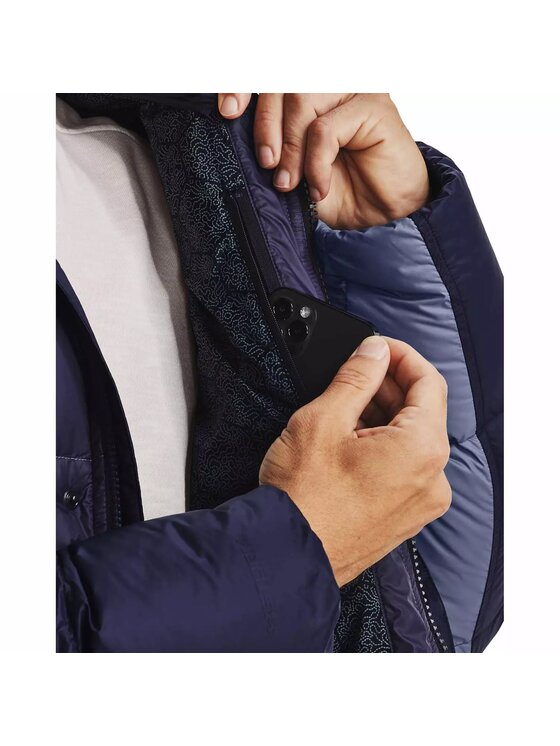 Under Armour Under Armour Kurtka zimowa UA CGI Down Blocked Jkt Niebieski Loose Fit