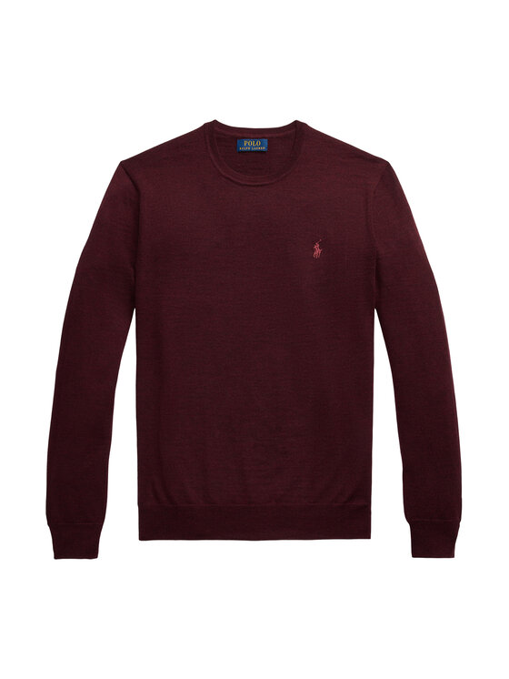 Polo Ralph Lauren Polo Ralph Lauren Πουλόβερ 710946143005 Μπορντό Slim Fit