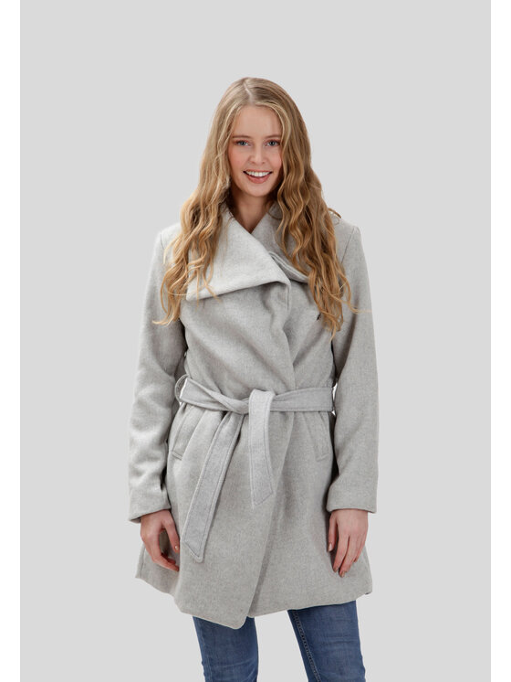 Perso Perso Dámská bunda MAH515522F Šedá Regular Fit