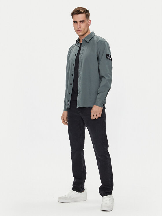 Calvin Klein Jeans Calvin Klein Jeans Сорочка J30J323255 Сірий Relaxed Fit