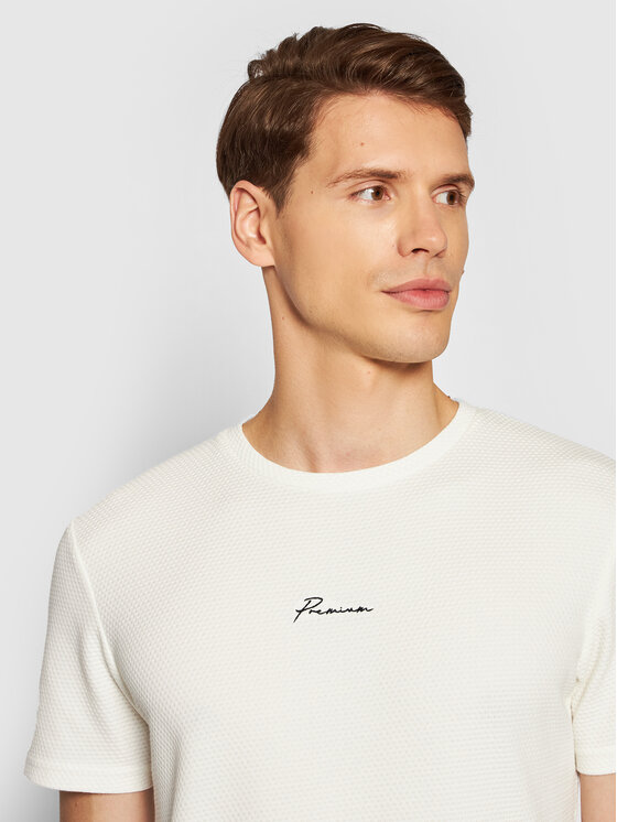 T-shirt Blafranco 12175825 Beige Regular Fit