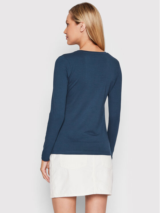 Pepe Jeans Pepe Jeans Bluse New Virginia PL505203 Dunkelblau Slim Fit