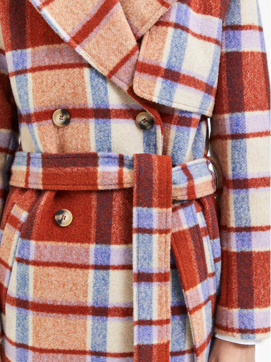 Selected Femme Selected Femme Vuneni kaput Khloe 16087519 Narančasta Regular Fit