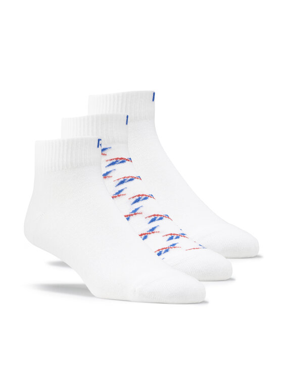 Șosete Medii Unisex Reebok Classics Ankle Socks 3 Pairs GD1030 Alb
