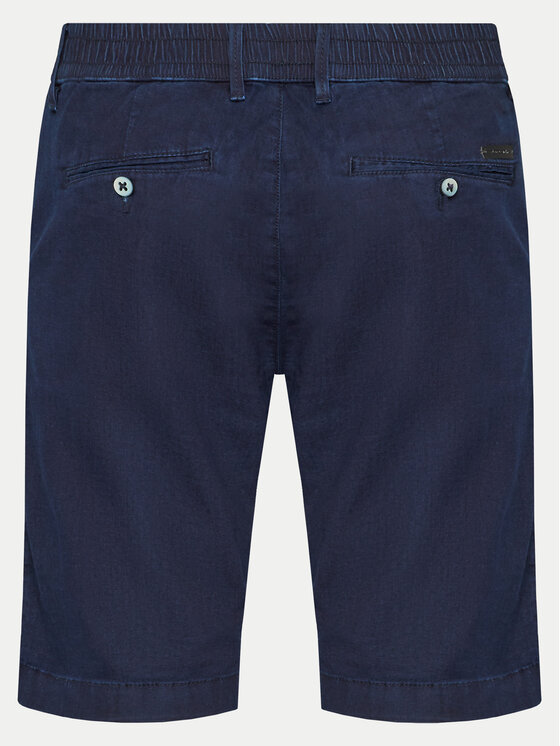 Pierre Cardin Pierre Cardin Stoffshorts C7 34770.7763 Dunkelblau Regular Fit