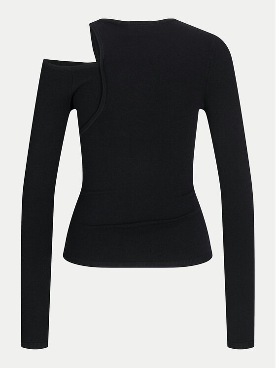 JJXX JJXX Majica Milani 12261586 Crna Slim Fit