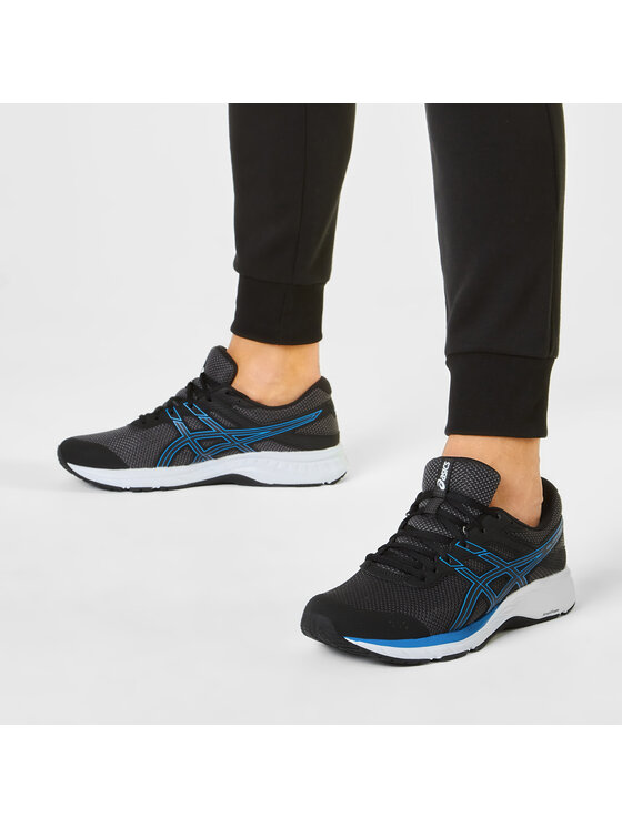 Asics Buty do biegania Gel Contend 6 Twist 1011A788 Czarny Modivo.pl