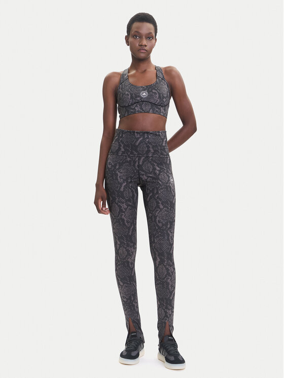 adidas by Stella McCartney adidas by Stella McCartney Sportski grudnjak Power Impact JW4542 Smeđa Slim Fit