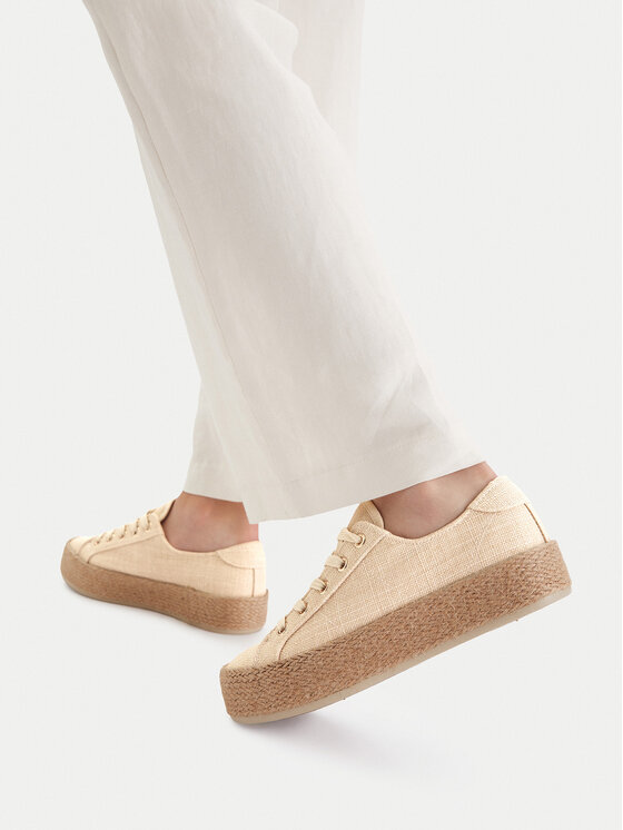 JENNY JENNY Espadryle CEO-WSK1576-01 Beżowy