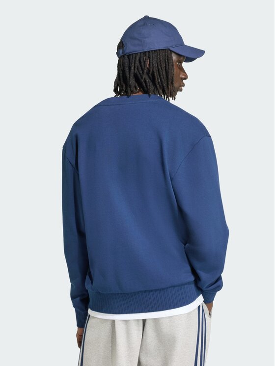 adidas adidas Kardigan 167877 Granatowy Loose Fit